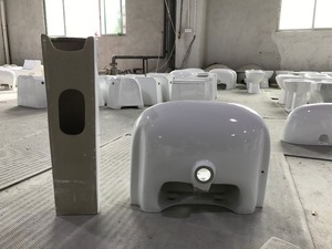 简约设计纯白色水洗手座盆水槽