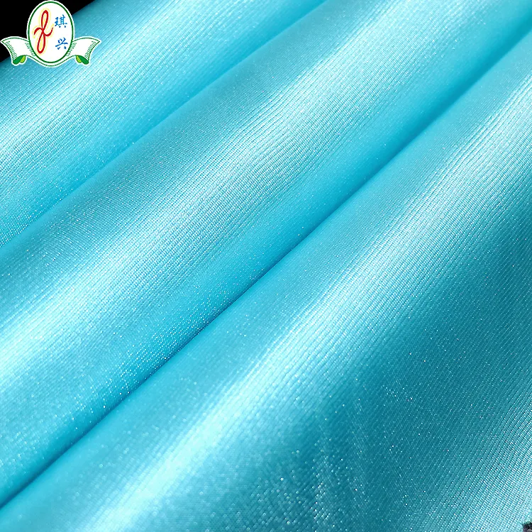 Glänzendem stoff spandex polyester stoff für pyjama
