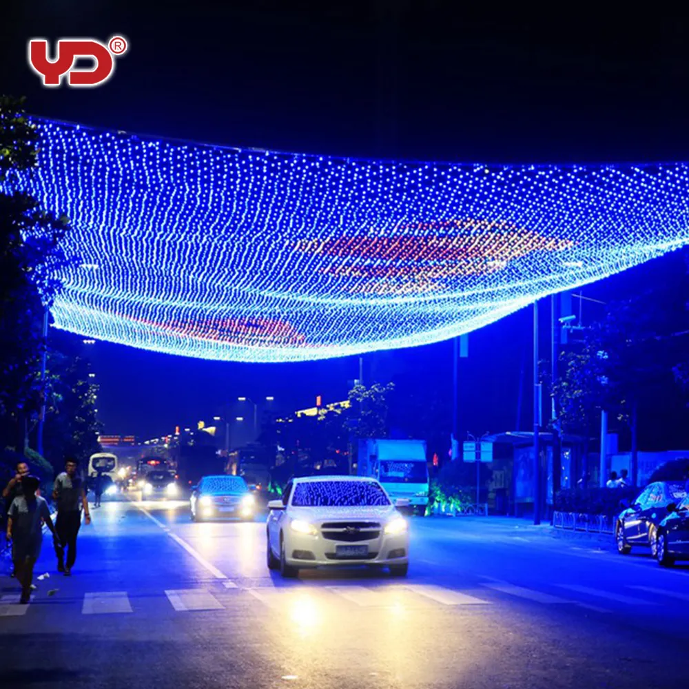 outdoor big size soft led curtain screen led pixel net mesh display