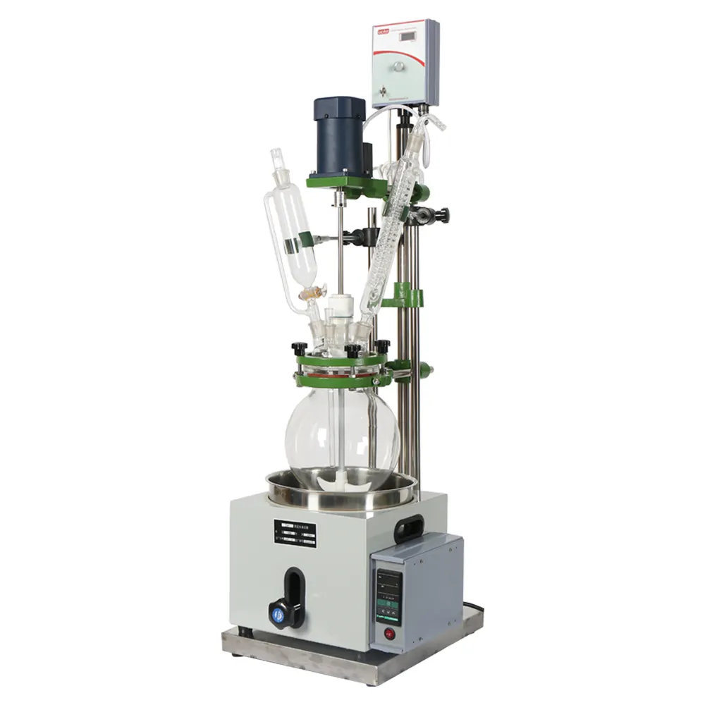 Hoge Precisie Laboratorium Single Layer Chemische Glas Reactor Prijs