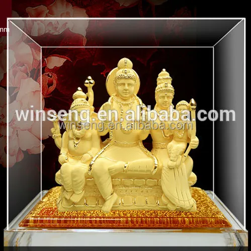 High Quality 24K Gold Plated 3D Indian God