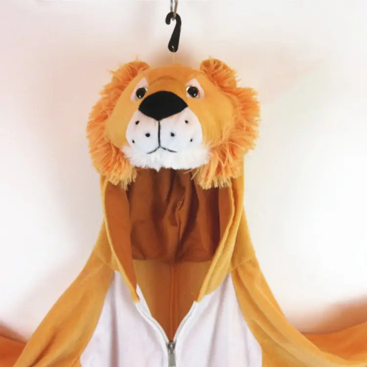 Costume da mascotte leone animale peluche personalizzato per bambini per la festa