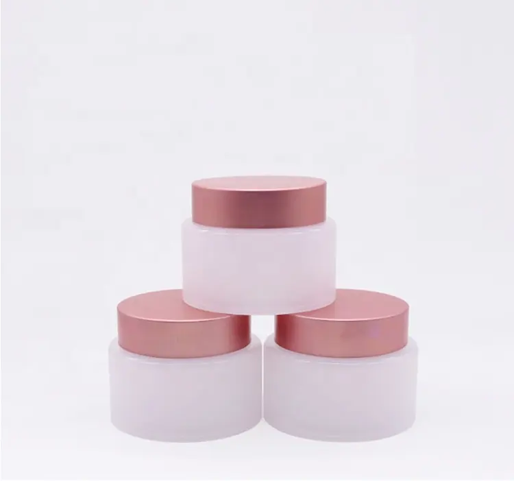empty refillable 50ml/50g PP/PS plastic container jar for cosmetic cream body butter packaging