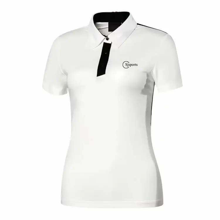 2019 Le Ultime Donne vestiti da golf bianco navy rosso delle signore di sport t-shirt personalizzata polo camicie da golf