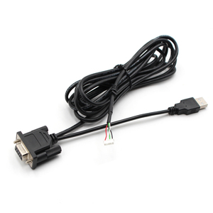 USB至RS232双芯片组串行电缆转换器适配器Db9，usb 2.0连接器聚氯乙烯LA-TTL-03 3A快速充电标准USB公 - Product Image 6