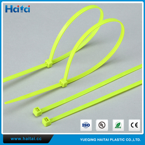 Haitai Cooig Verde Fluorescente <span class=keywords><strong>Hook</strong></span> & <span class=keywords><strong>Loop</strong></span> Correia <span class=keywords><strong>Self</strong></span> <span class=keywords><strong>Locking</strong></span> Nylon Cable <span class=keywords><strong>Ties</strong></span>