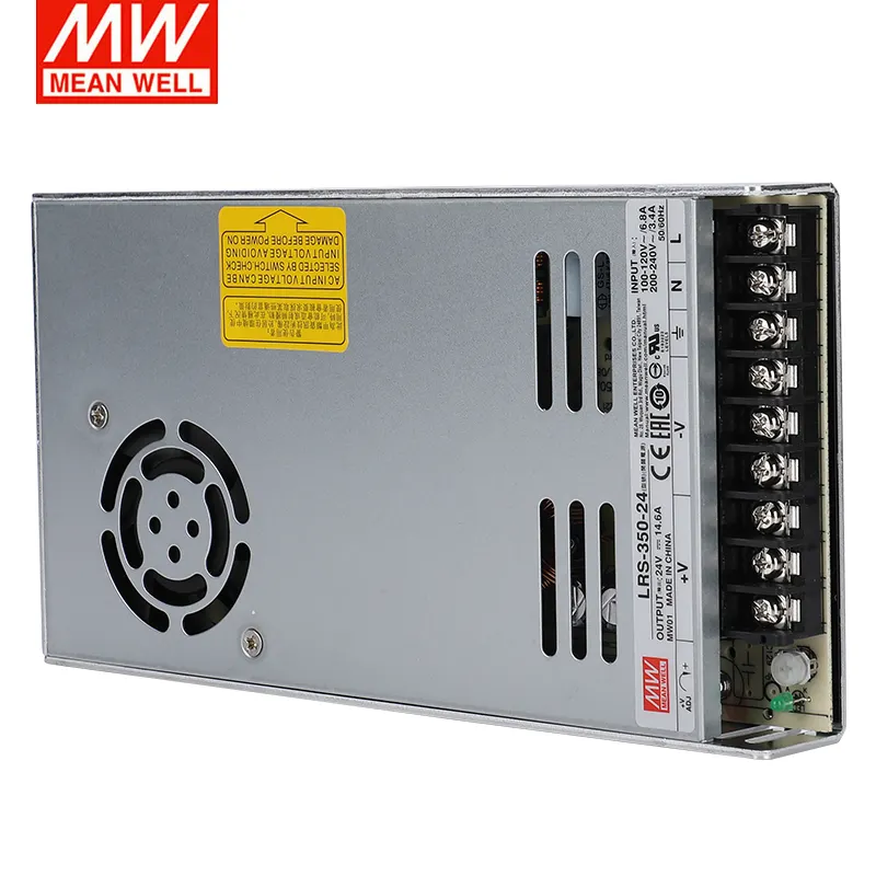 Meanwell LRS-350-24 24V 350W 110V AC/DCSMPSスイッチ電源
