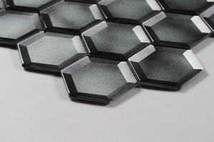 California series chicago khói kính màu xám tàu điện ngầm gạch backsplash - Product Image 6