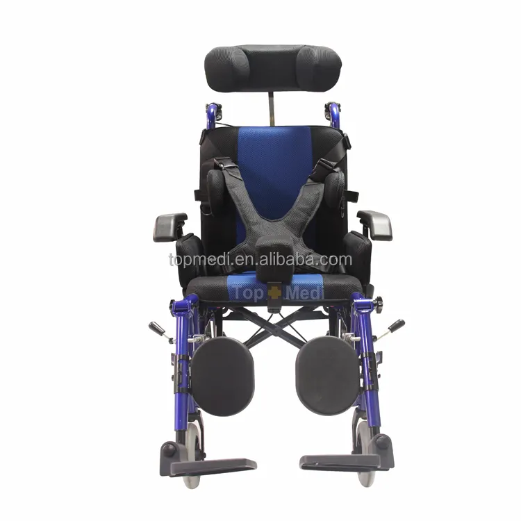 Fauteuil inclinable en aluminium pour enfants, fauteuil roulant manuel, pour les cervicales, accessoire orthopédique, nouveau produit, 2018