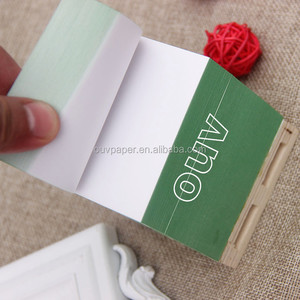 Bloc de notas adhesivo de cubo personalizado con palé de madera - Product Image 2