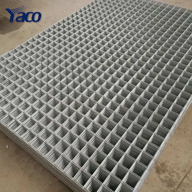 Malla de metal GI extraíble valla de alambre soldado paneles de ovejas y cabras 2x2 panel de malla de alambre soldado galvanizado