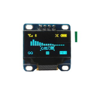 0,96 "I2C IIC SPI Serien 128X64 Yellow & Blue OLED LCD Led-display-modul