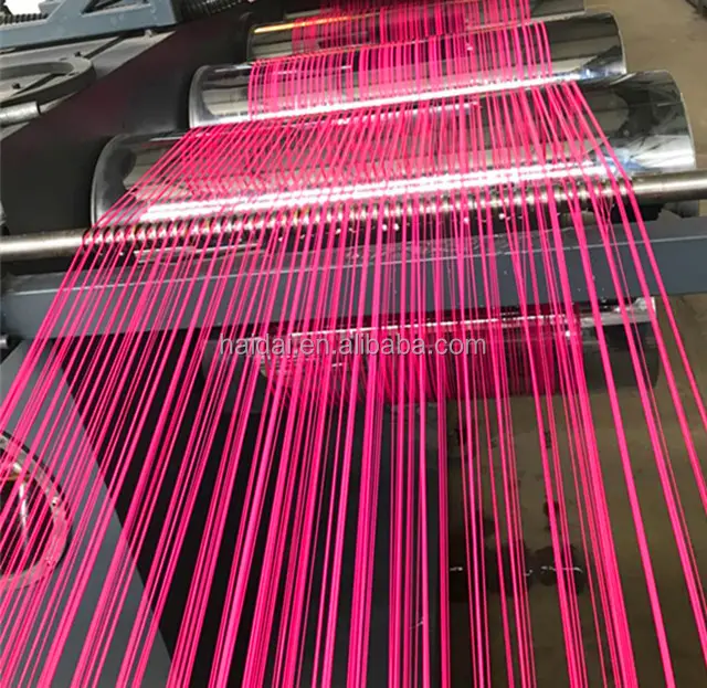 Orizzontale di plastica di nylon poliestere pp pe filamento filati di fiber di estrusione che fa la macchina per il tessuto di maglia filo da pesca saftey netto