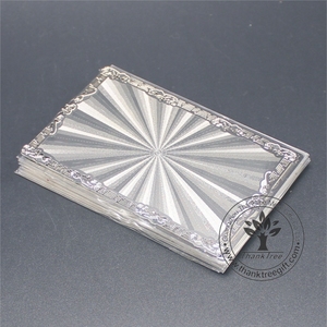 批发现代设计空白升华金属名片 - Product Image 5