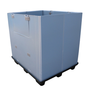 QS industrial apilable contenedores a granel de plástico contenedores de almacenamiento - Product Image 4