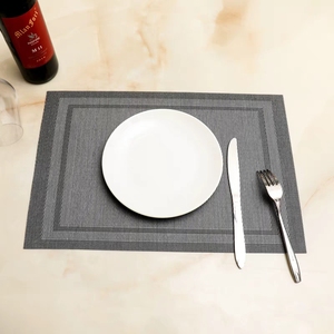 批发价格长方形廉价面料餐垫桌垫 - Product Image 4