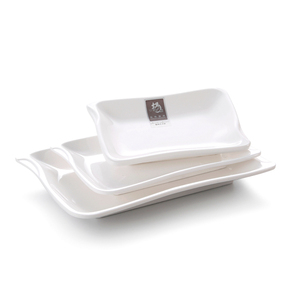 方形100% 密胺碟套装: - Product Image 1