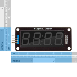 Rot 0,56 ''Zoll TM1637 4Bit Digital LED 7 Segment Clock Tube Display für Arduino