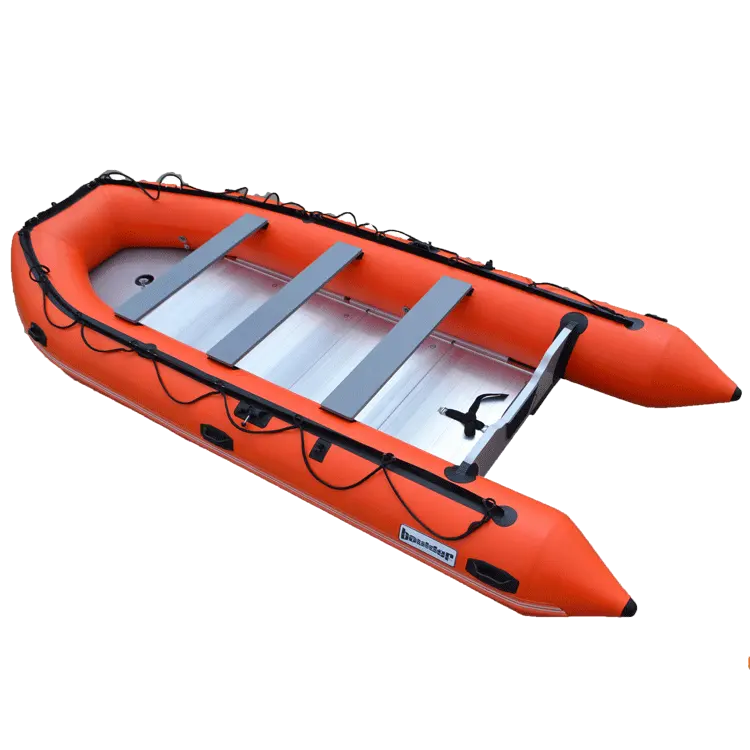 Bateau gonflable de patrouille 8 personnes pliable en PVC ou hypalon à vendre