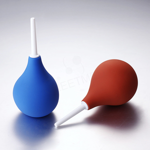 Chất Lượng Cao Dùng Một Lần CE ISO13485 OEM Dịch Vụ Class II Greetmed OEM Ống Tiêm Âm Đạo Phụ Khoa <span class=keywords><strong>Enema</strong></span> Pear Shape Cao Su - Product Image 2