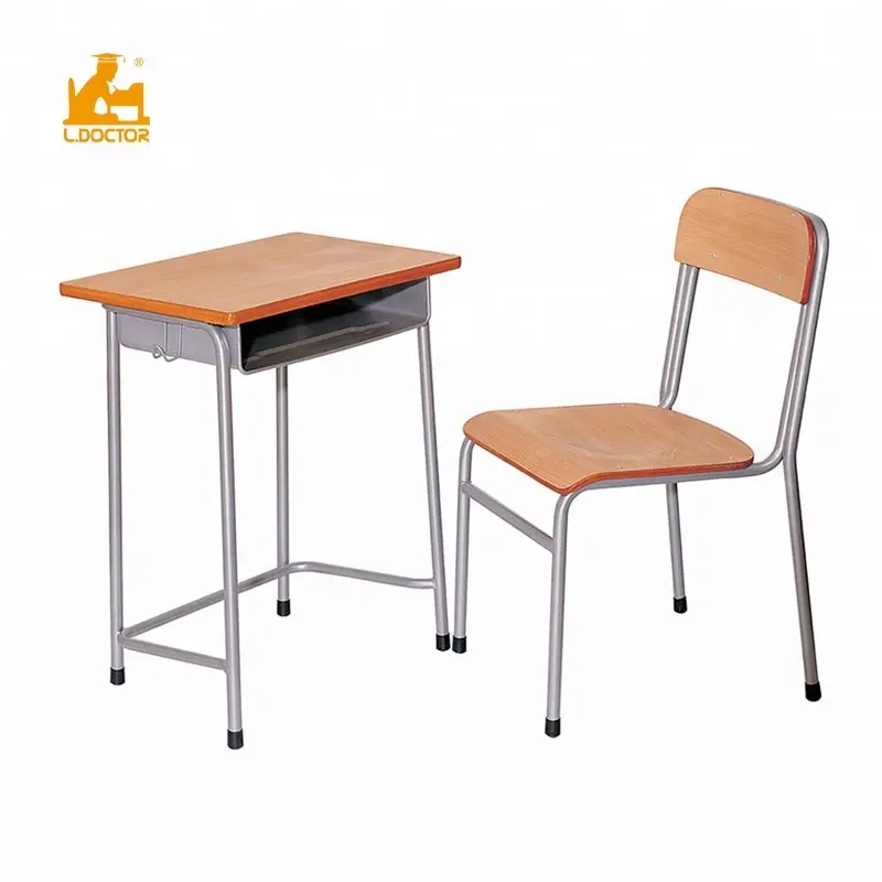Meubles de bureau en contreplaqué du milieu ensembles d'école table et chaise d'étudiant à vendre 2 acheteurs Nous nous concentrons sur le mobilier scolaire de plus de 20 ans