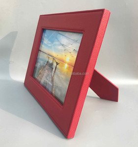 กรอบรูปหนัง PU,กรอบรูป A4,กรอบรูปสีแดง