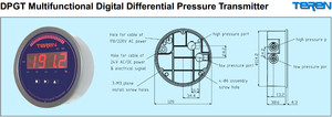 Sensor digital de presión diferencial, transmisor de prueba de presión con salida modbus RS485 de 4-20ma 0-10V - Product Image 2