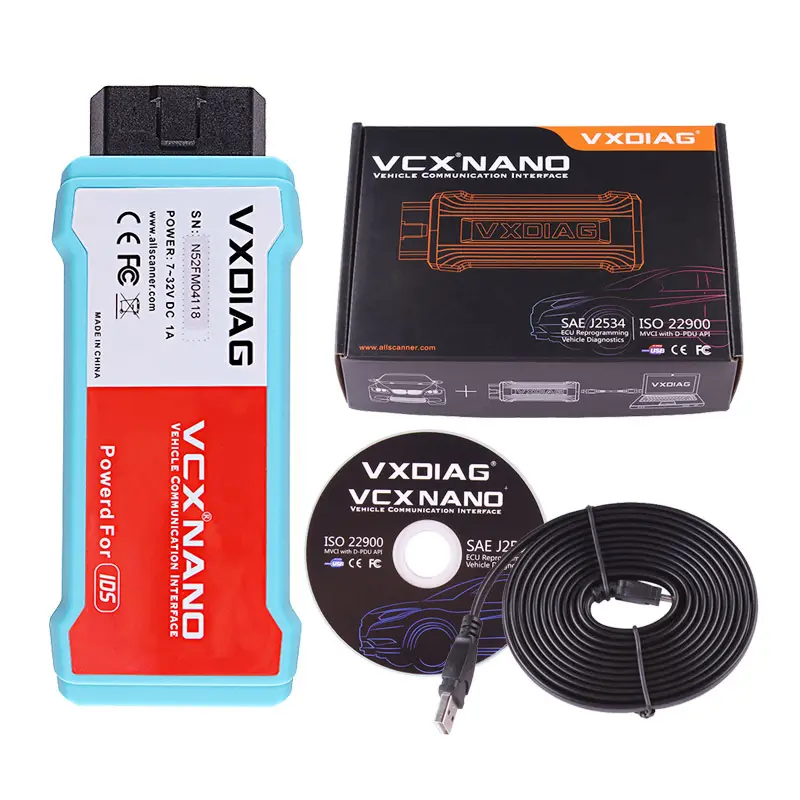 WIFI Mobil Alat Diagnostik VXDIAG VCX NANO untuk Ford/Mazda 2 In 1 dengan ID V112 Pengganti Yang Sempurna untuk Ford VCM II 2 Update Online