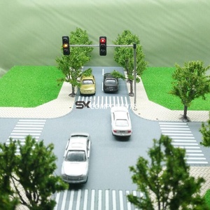 HO OO โมเดลไฟ LED สำหรับใช้ในการเดินข้ามถนนทางรถไฟ + แผงวงจร PCB 1ชุด - Product Image 6