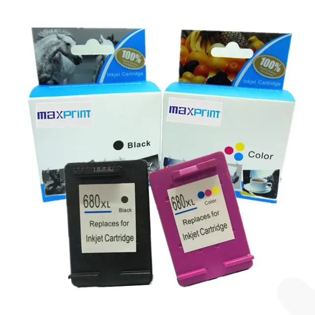 7 Star 680XL para HP DeskJet 1115/1118/2135/2138/3635/3636 cartuchos de tinta compatível Inkjet cartuchos para HP 680