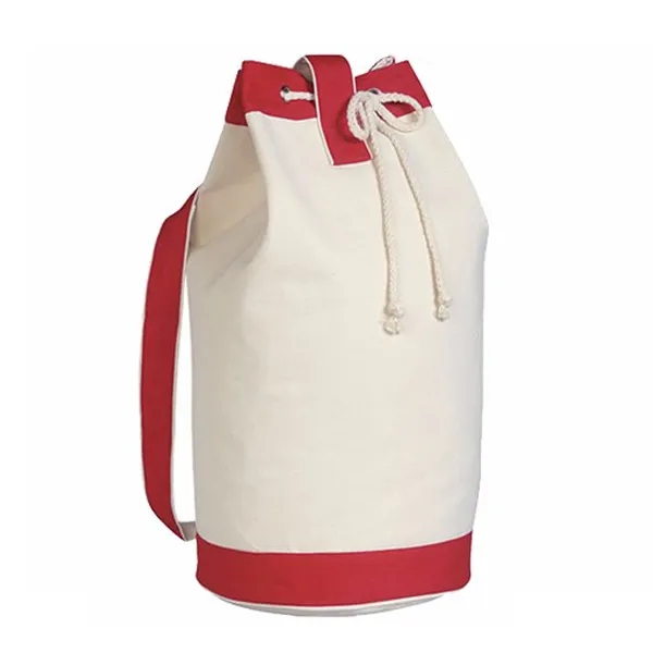 Bolso de navegación de correa simple de lona de algodón resistente, bolso de marinero con logotipo personalizado