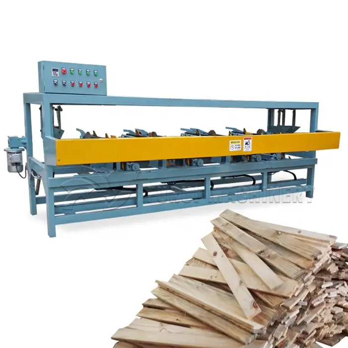 Factory price wood pallet ends trim sizing cutting saw/wood panel cutting machine for sale/wood band saw