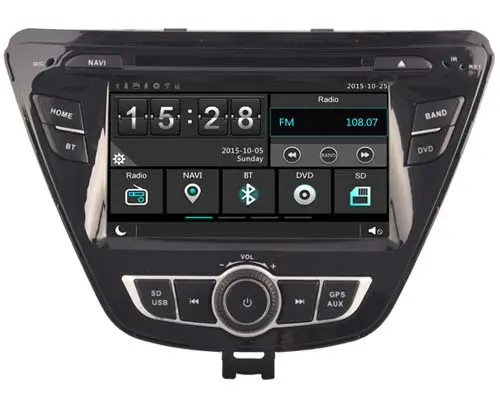 Tela de toque do witson windows, dvd para hyundai new elantra avante 2014 2015