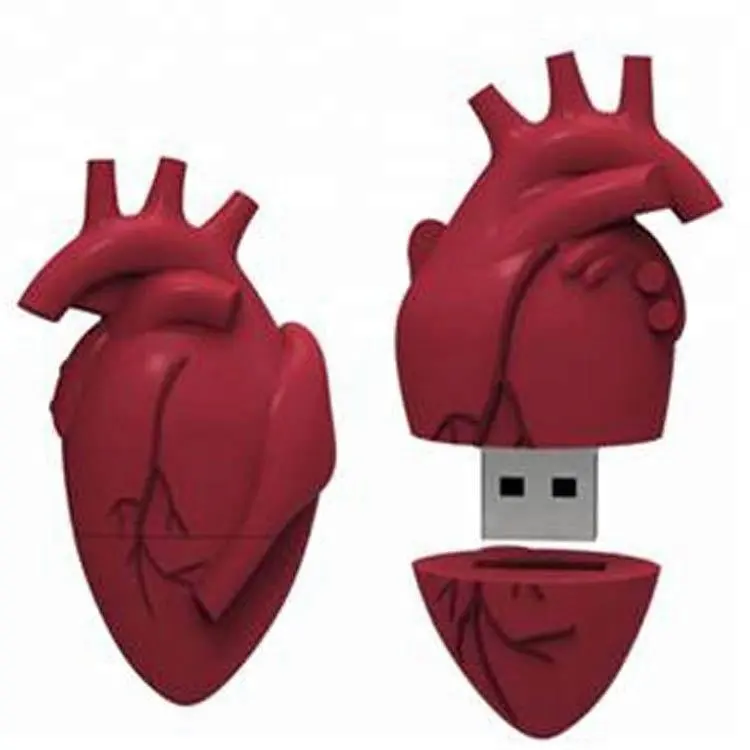 Herz geformt usb flash drive medical stil memory sticks