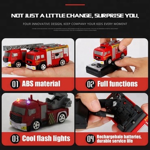 DWI Dowellin 1:58 Mini <strong>RC</strong> Car Remote Control Mini Fire Truck With <strong>Discount</strong> Price - Product Image 6
