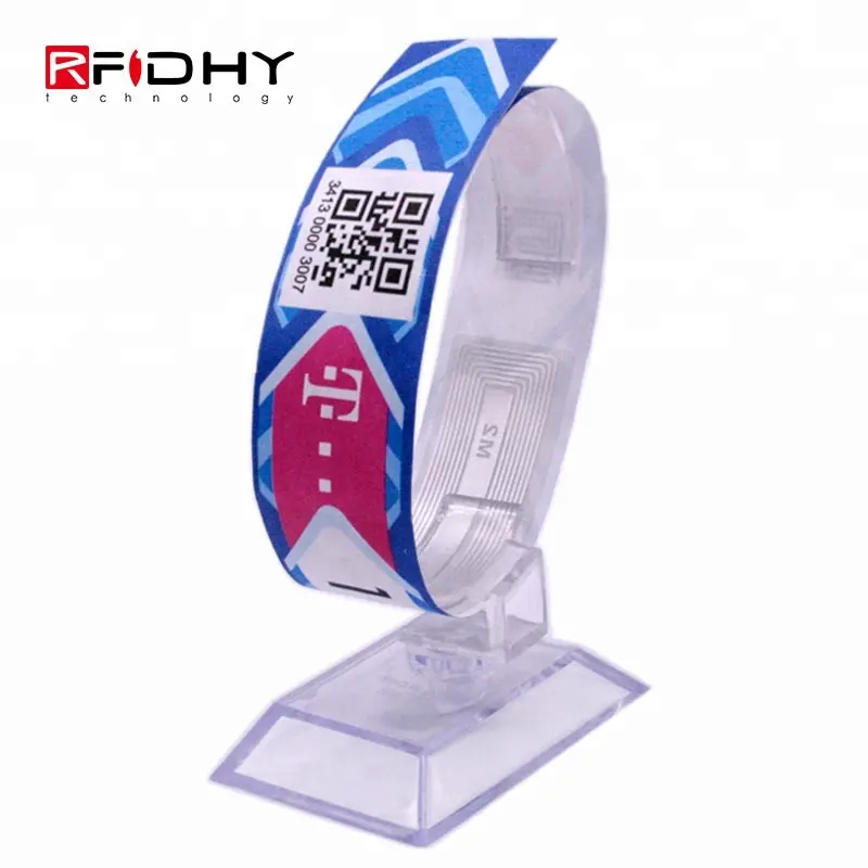 Environmental RFID Hospital Wristbands Disposable Cheap RFID Wristband
