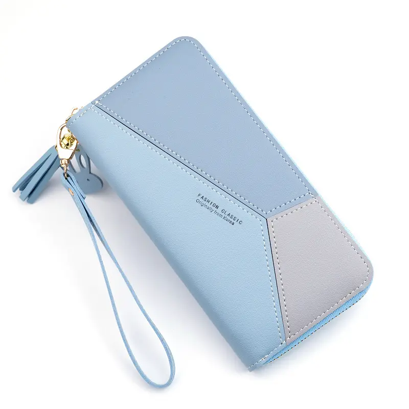 New women wallet Korean zipper tassel large capacity wallets mobile phone purse