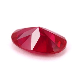 6*8mm 5# Oval Shape Loose Red Corundum Gems Stone Factory <strong>Price</strong> <strong>Per</strong> <strong>Carat</strong> for Synthetic <strong>Ruby</strong> Corundum