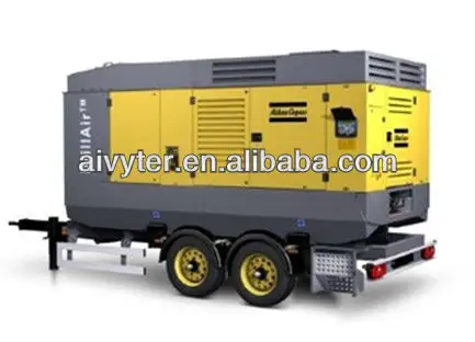 Compressor de ar portátil do parafuso diesel da atlas em venda