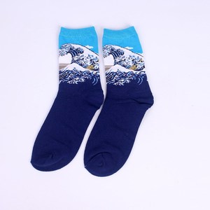 ファッションデザイン有名な絵画ソックスVan Gogh Mona Lisaソックス - Product Image 6