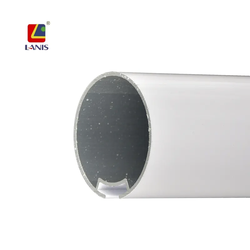 LANIS 중국 공장 롤 블라인드 부품 38 mm 롤러 그늘 튜브 알루미늄 합금 롤러 블라인드 튜브 0.6/0.8/1.0/1.2/1.5/2mm