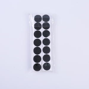 Gran oferta 100% nailon autoadhesivo suave doble cara gancho y bucle puntos en rollo troquelado colorido 15/20/30/50mm ecológico - Product Image 4
