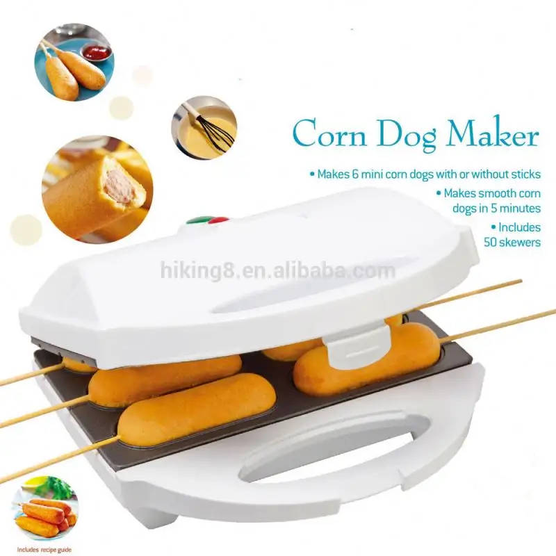 Elektrische 6 Wurst Hot Dog Waffel Maker