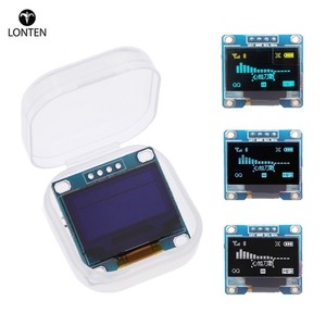 Litten giallo-blu doppio colore 128x64 blu colore bianco OLED modulo Display LED LCD per Arduinos Display 0.96 pollici I2C IIC - Product Image 2
