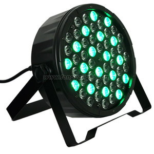 Profesyonel 54 ADET * 1 W LED Par Plastik Gövde Ile RGBW DMX 512 led par ışık - Product Image 1