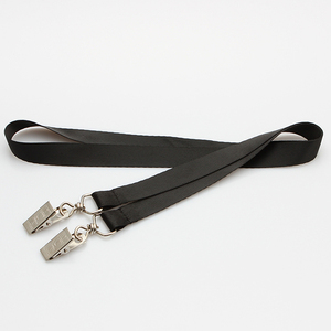 定制高品质印花标志脖子挂绳，带双夹 - Product Image 5