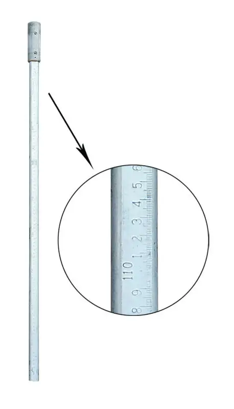 T-cuadrado/aluminio tipo de conexión barra/altura sondeo Rod/Cobre medición buje