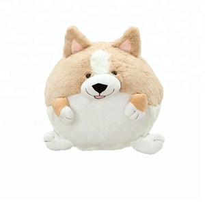 ตุ๊กตาหมาป่ายัดนุ่นรูปสัตว์ขนนุ่มของเล่นรูปฮัสกี้