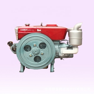 Orijinal çin'de yapılan el krank 20HP ZS1110 tek silindirli dizel motor