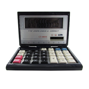112 Steps <strong>Functional</strong> Foldable Check Branded Calculator CT-8833,large Size Calculator - Product Image 3